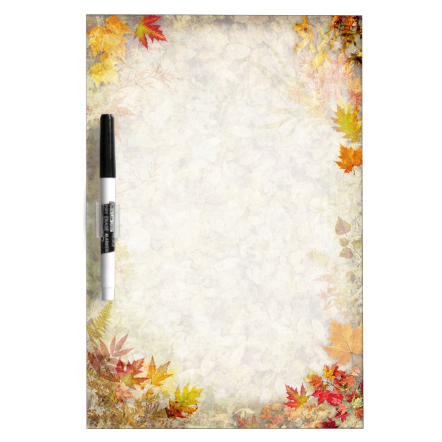 Autumn Leaves Dry Erase Board (Front)