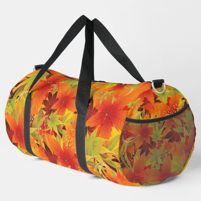 Autumn Leaves  Duffle Bag (Right Corner)