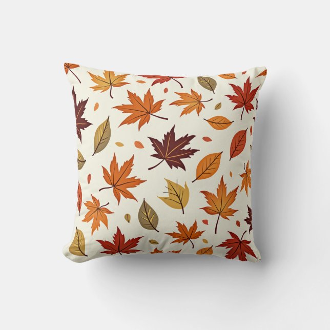 Autumn Leaves Embrace Pillow (Front)