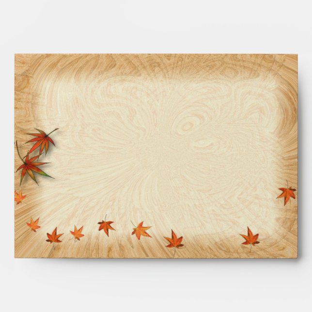 Autumn Leaves Envelope (Front)