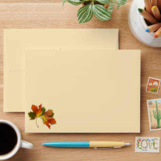 Autumn Leaves  Envelope