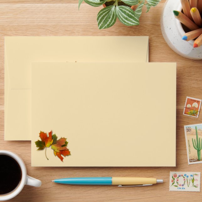 Autumn Leaves  Envelope (Desk)
