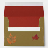 Autumn Leaves Envelope for 5"x7" Sizes (Back (Bottom))