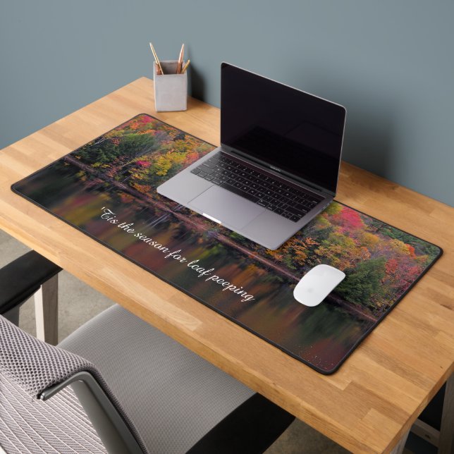 Autumn Leaves Fall Color Scene Desk Mat (Office 2)