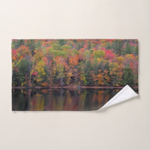 Autumn Leaves Fall Color Scene Hand Towel