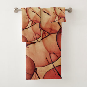 Autumn Leaves Fall Colorful Nature Seasonal leaf Bath Towel Set