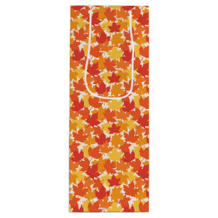 Autumn Leaves Fall Colors Wine Gift Bag