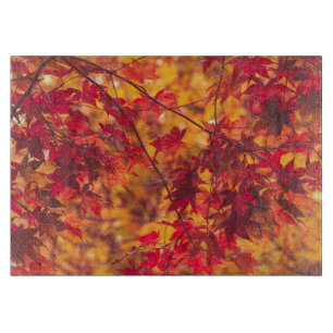 Autumn Leaves Fall Foliage Nature Cutting Board
