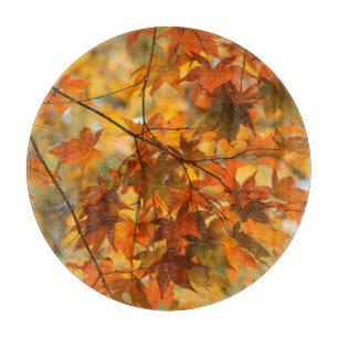 Autumn Leaves Fall Foliage Nature Cutting Board