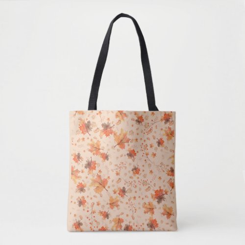 Autumn Leaves Falling Down Tote Bag