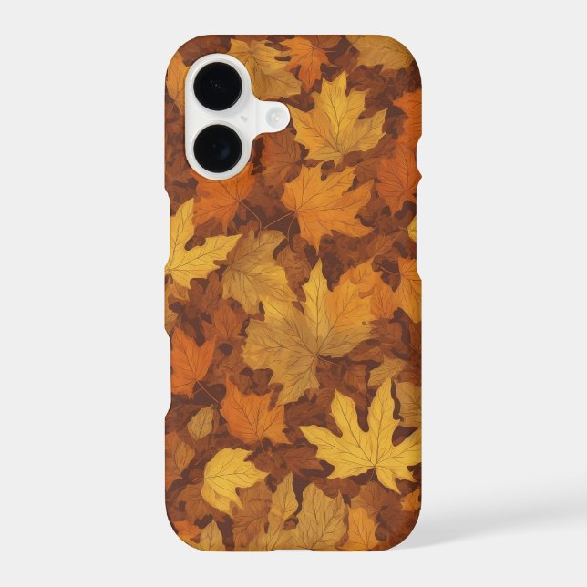 Autumn Leaves Falling Iphone Case (Back)