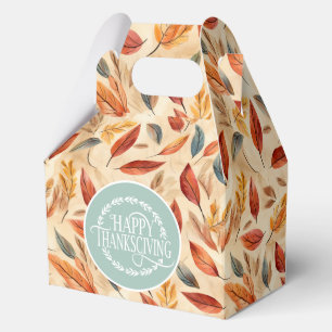 Autumn Leaves Favor Gift Box