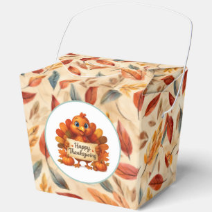 Autumn Leaves Favor Gift Box