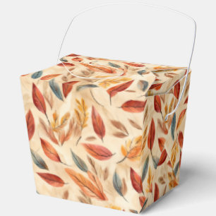 Autumn Leaves Favor Gift Box