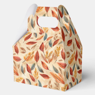 Autumn Leaves Favor Gift Box