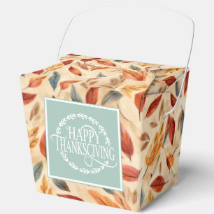 Autumn Leaves Favor Gift Box