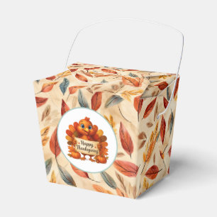 Autumn Leaves Favor Gift Box