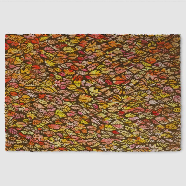 Autumn Leaves                                      Fiber Doormat (Front)
