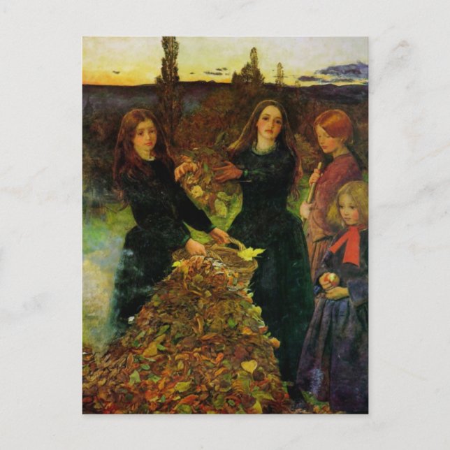 Autumn Leaves Fine Art Postcard (Front)