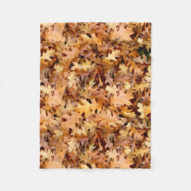 AUTUMN LEAVES FLEECE BLANKET (Front)