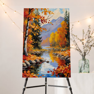 Autumn Leaves Foam Board