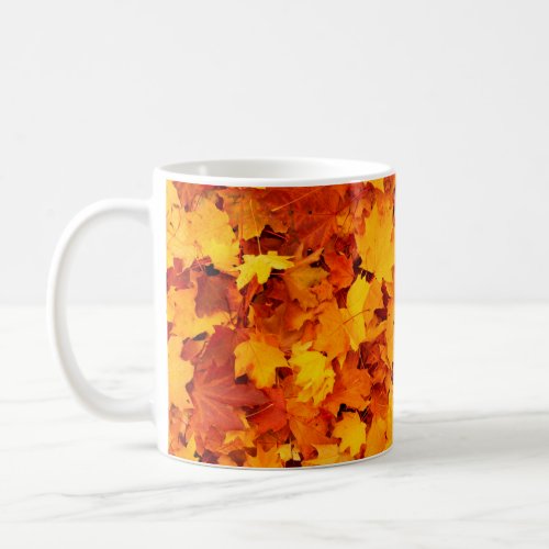 Autumn leaves foliage autumn leaves coffee mug