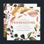 Autumn Leaves | Friendsgiving Thanksgiving Holiday Card<br><div class="desc">Invite your guests to a fall feast with our charming "Friendsgiving" dinner party invitation. Perfect for thanksgiving dinner with friends that don't have family close by to celebrate with. Whether it’s potluck or pot pie, your invitation is sure to have your guests ready to join the banquet. Fall is for...</div>