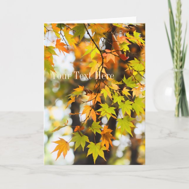 Autumn Leaves [Greeting Card] Card (Front)