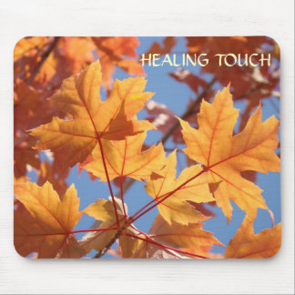 Autumn Leaves HEALING TOUCH Mousepad Gifts