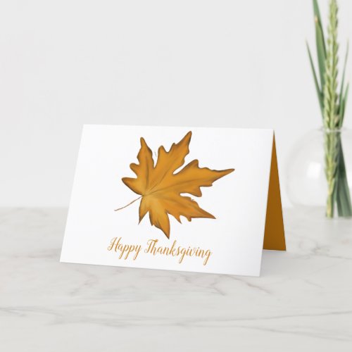 Autumn Leaves  Holiday Card