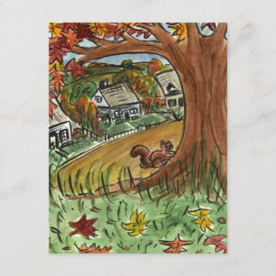 AUTUMN LEAVES HOMES HOUSEWARMING PARTY INVITATION