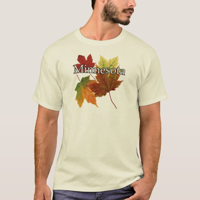 AUTUMN LEAVES IN MINNESOTA T-Shirt (Front)