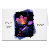 Autumn Leaves in Neon and Blue (Front Horizontal)