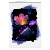 Autumn Leaves in Neon and Blue (Front)