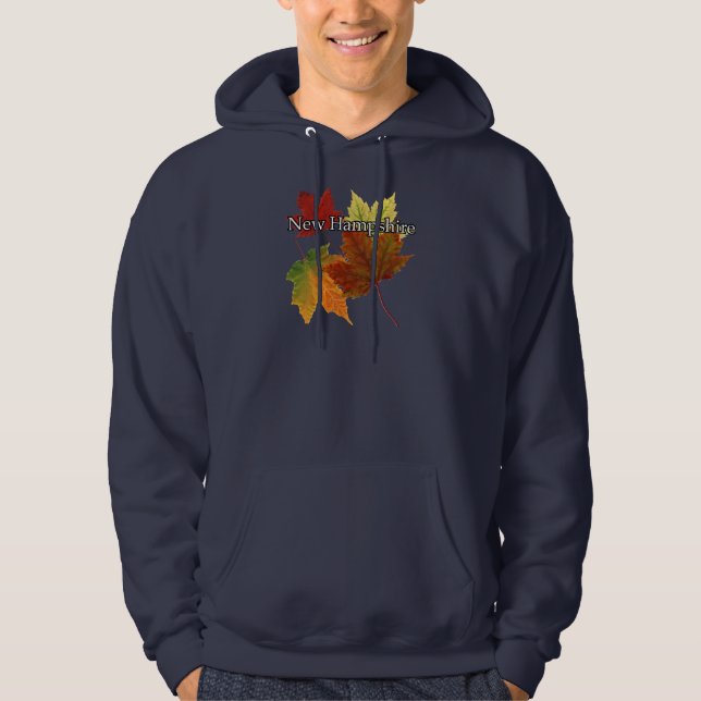 AUTUMN LEAVES IN NEW HAMPSHIRE HOODIE (Front)