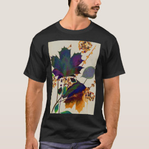 Autumn Leaves in Royal Colors T-Shirt