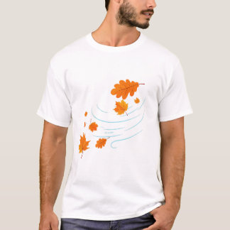 Autumn Leaves in the Wind: Elegant Design for Insp T-Shirt