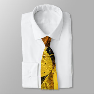 Autumn Leaves in Water Neck Tie