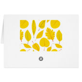 Autumn leaves in yellow (Back Horizontal)