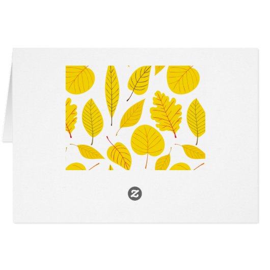 Autumn leaves in yellow (Back Horizontal)