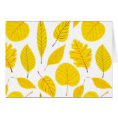 Autumn leaves in yellow (Front Horizontal)