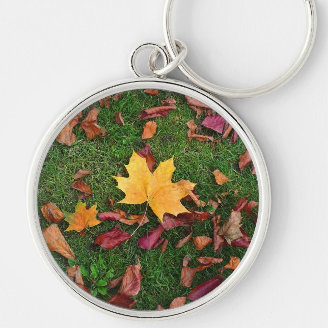 Autumn Leaves Keychain (Front)