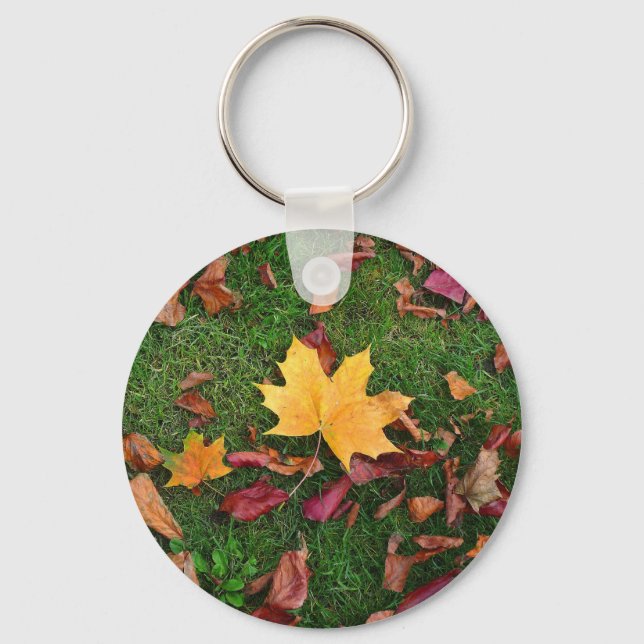 Autumn Leaves Keychain (Front)