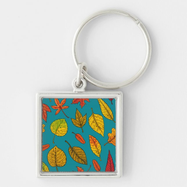 Autumn leaves keychain (Front)