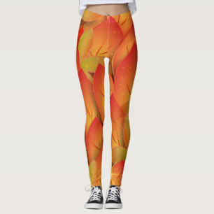 autumn leaves leggings