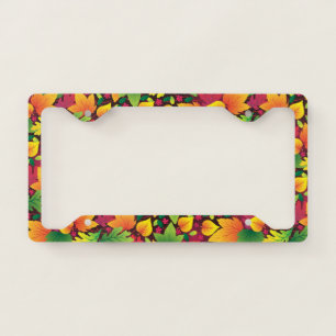 Autumn Leaves License Plate Frame