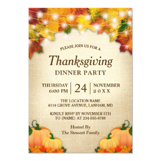 thanksgiving invitation templates