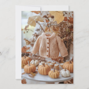 Autumn Leaves & Little Sleeves   Pumpkin Patch Invitation