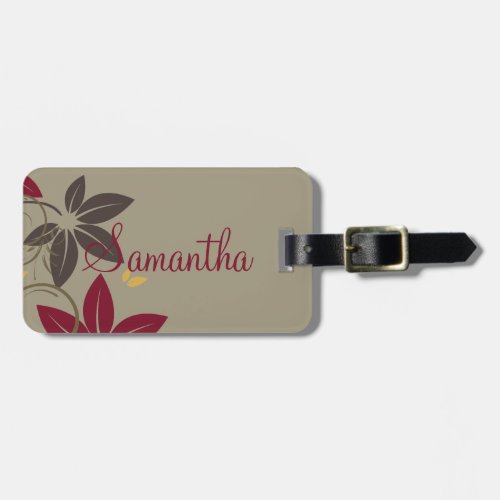 Autumn Leaves Luggage Tag