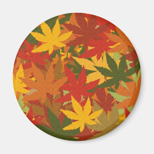 Autumn Leaves Magnet (Front)